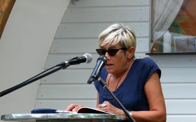 Lesung an einem lauschigen Ort in Rathenow